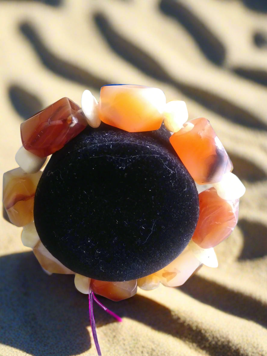 Men’s Chunky Agate Bracelet – Bold, Rugged & Stylish