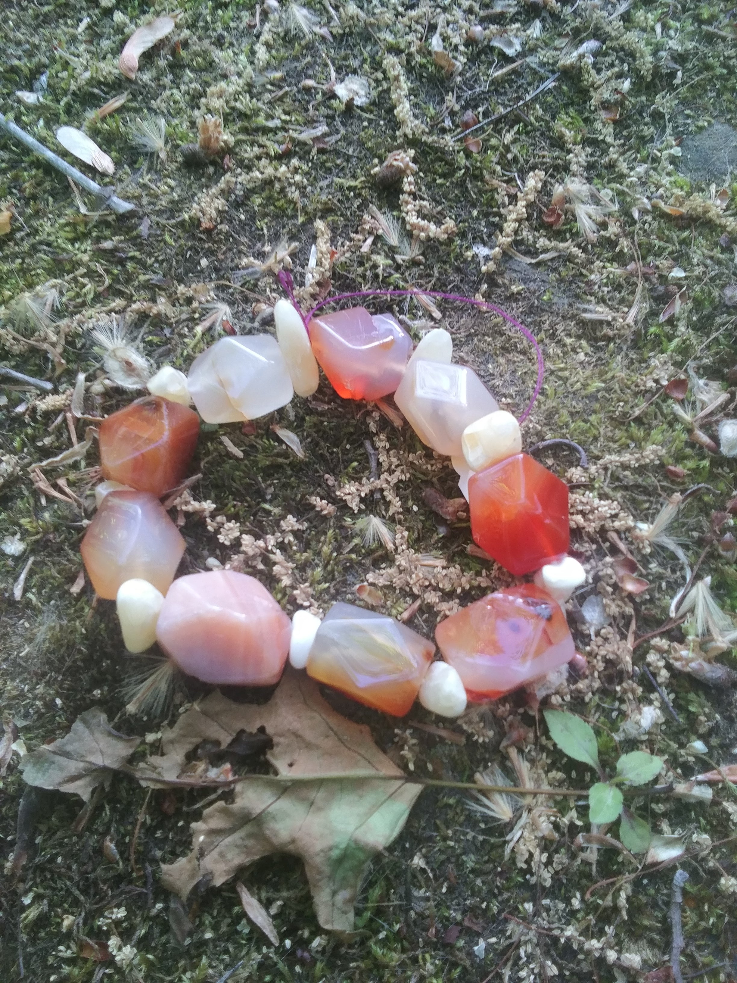 Men’s Chunky Agate Bracelet – Bold, Rugged & Stylish