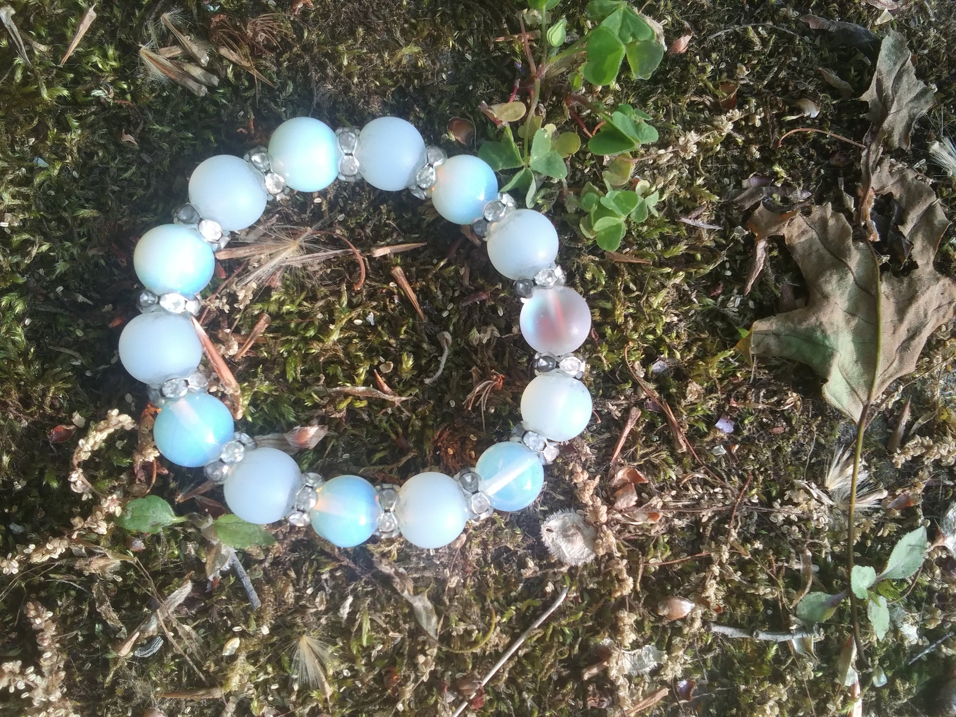 Moonstone & Opal Bracelet – Intuition, Elegance & Radiance