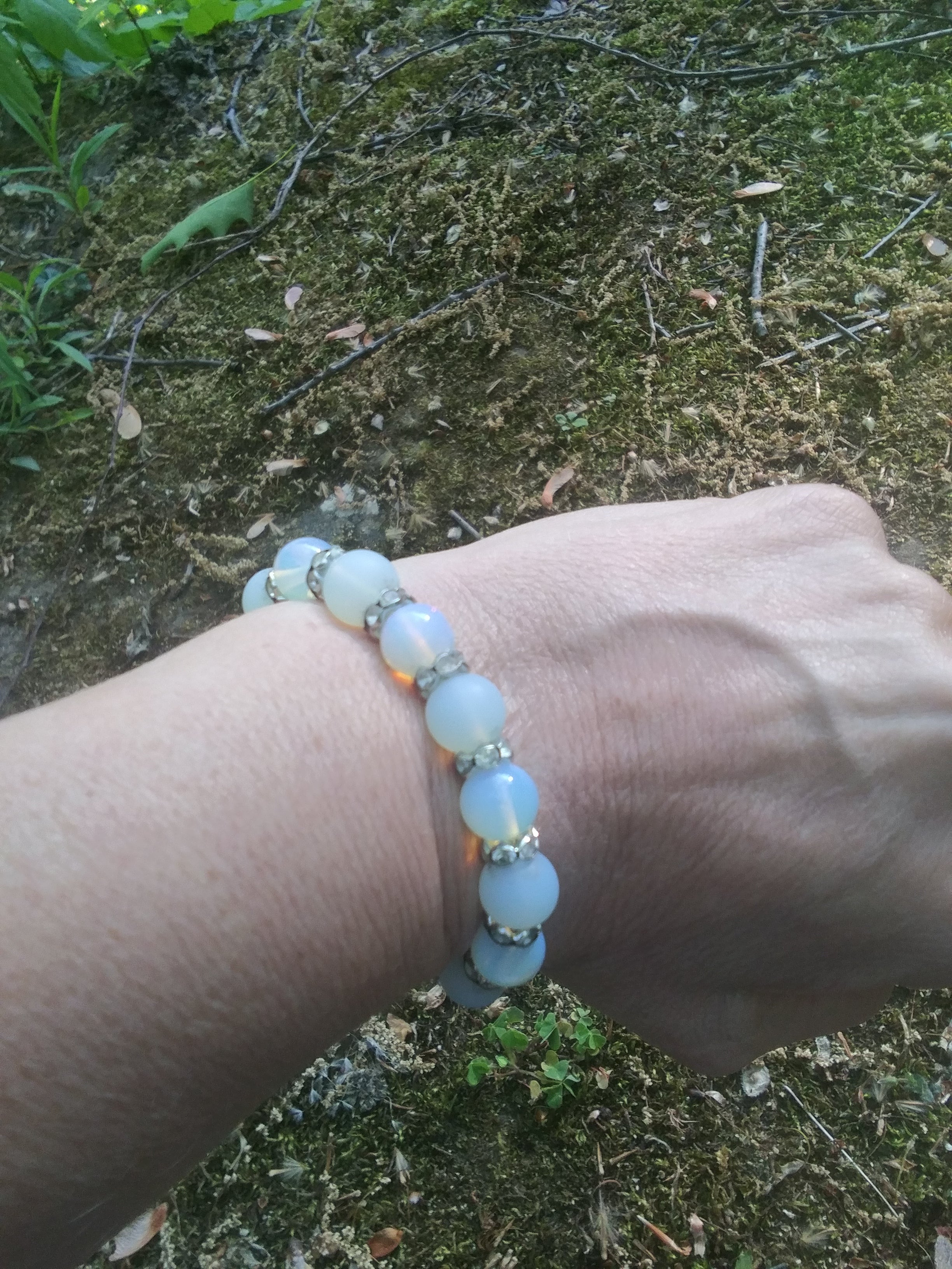 Moonstone & Opal Bracelet – Intuition, Elegance & Radiance