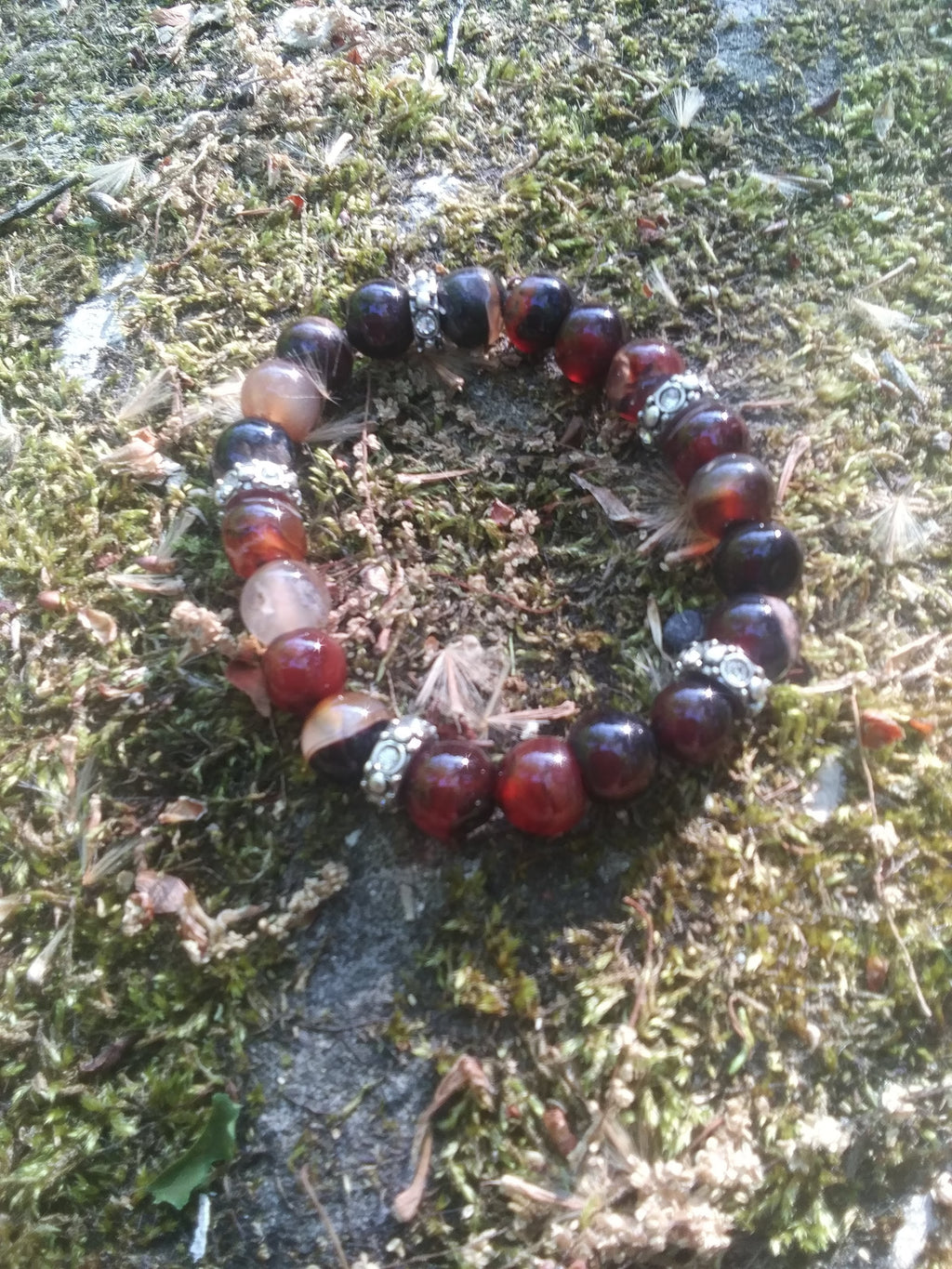 🌿Women’s Earth Essence Agate Bracelet – Grounding Energy in Every Size