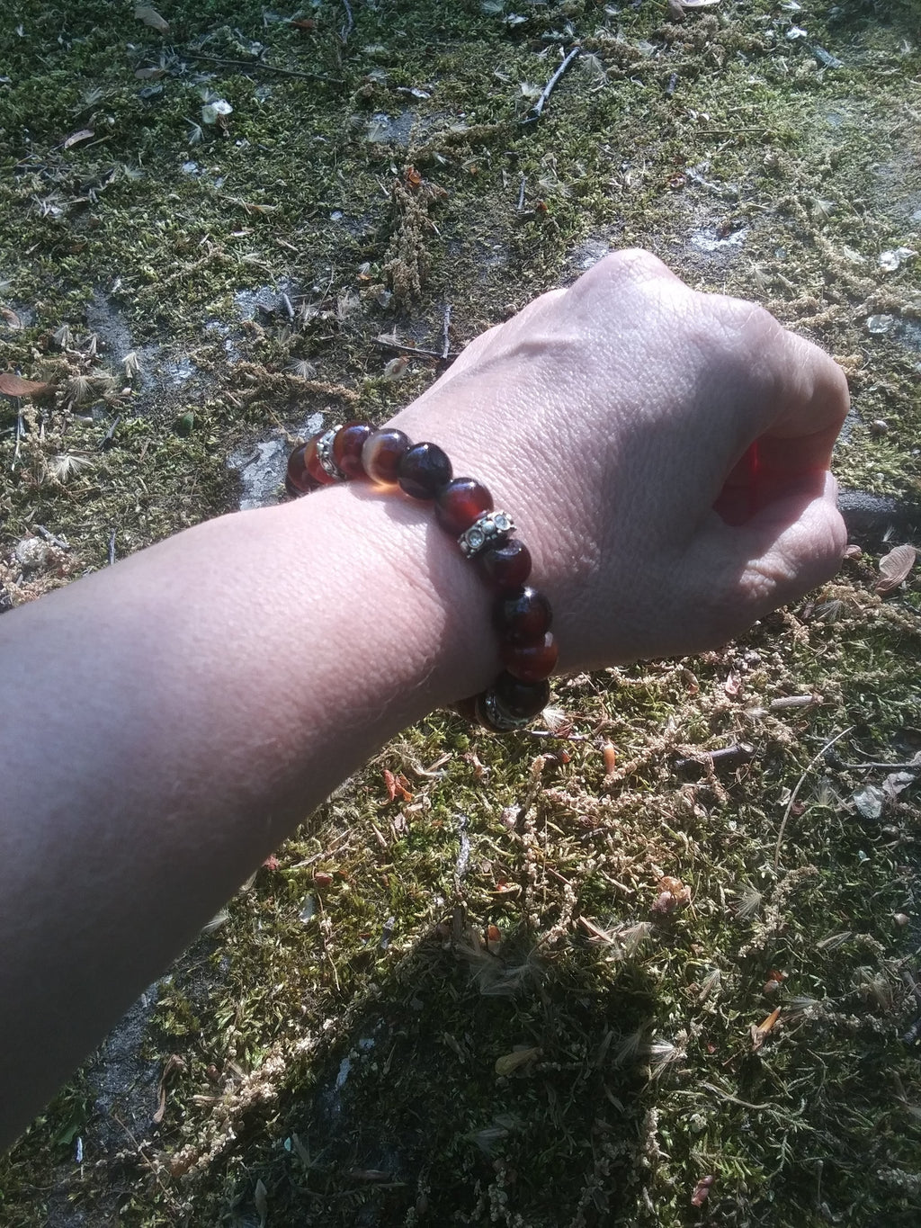 🌿Women’s Earth Essence Agate Bracelet – Grounding Energy in Every Size