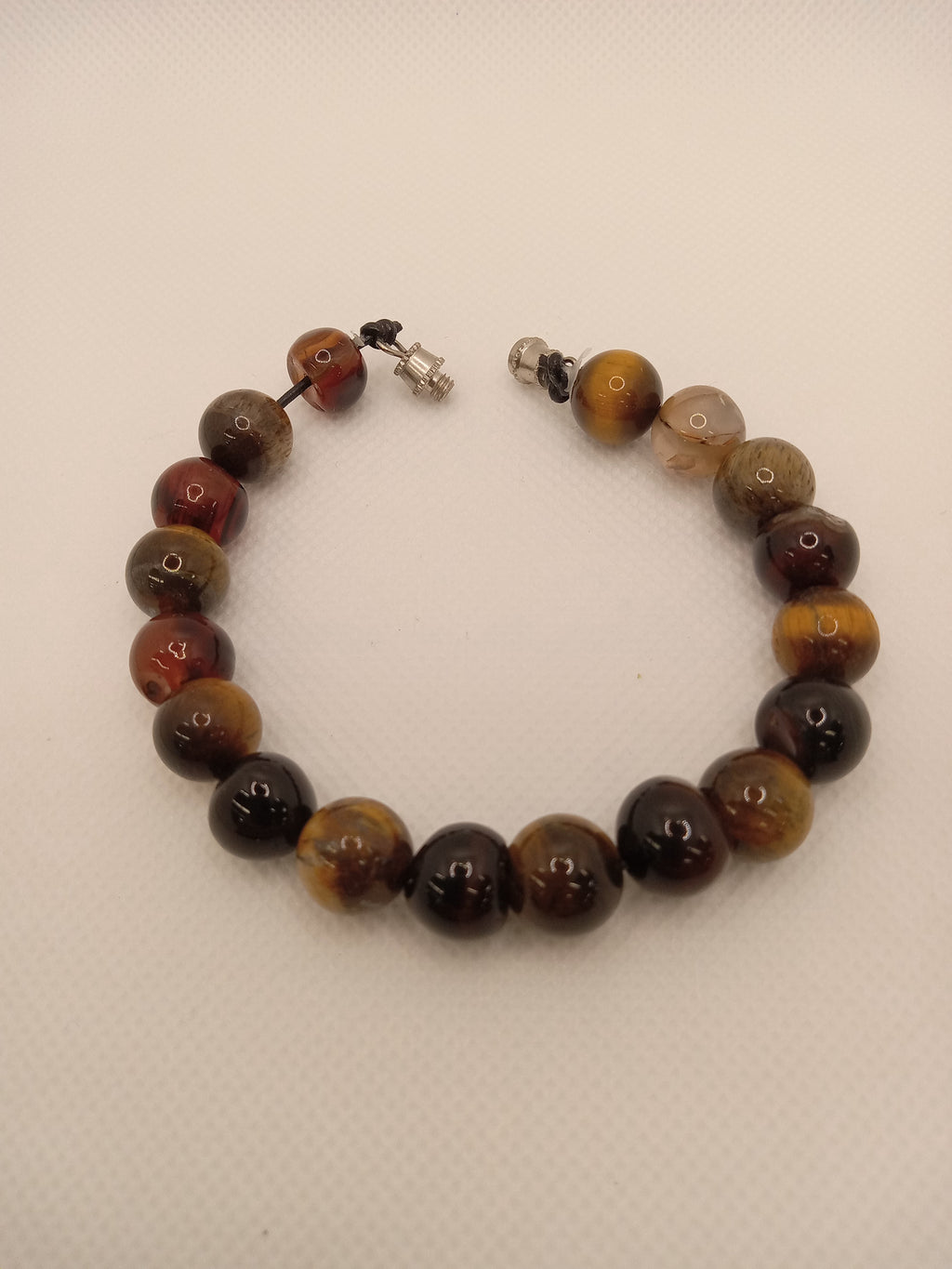 Men's Agate & Tiger Eye Bracelet – Bold & Timeless Style