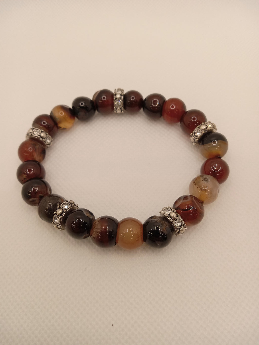🌿Women’s Earth Essence Agate Bracelet – Grounding Energy in Every Size
