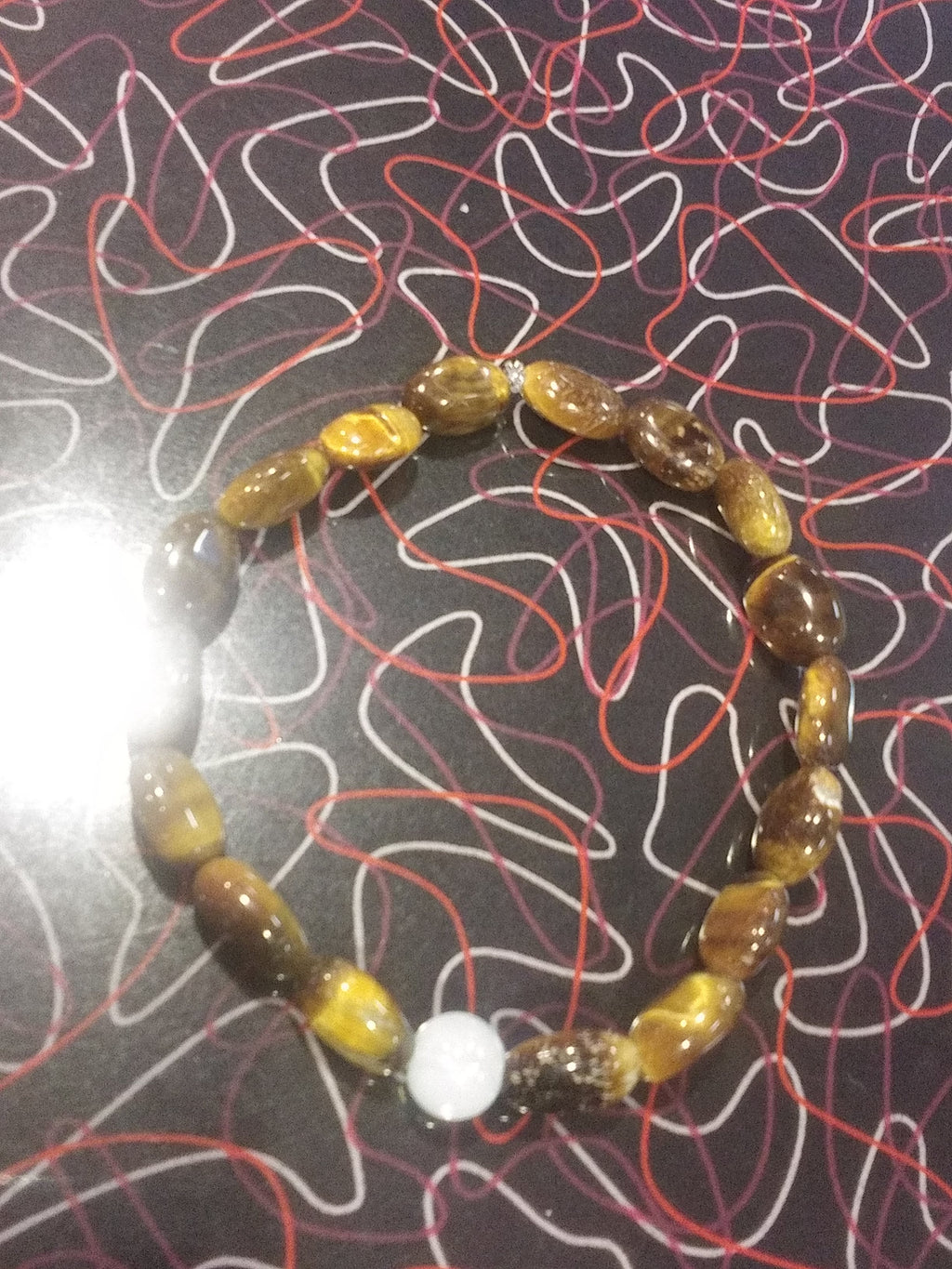 Tiger Eye × Moonstone — Grounded Glow Bracelet (Unisex, Handcrafted in Ohio)