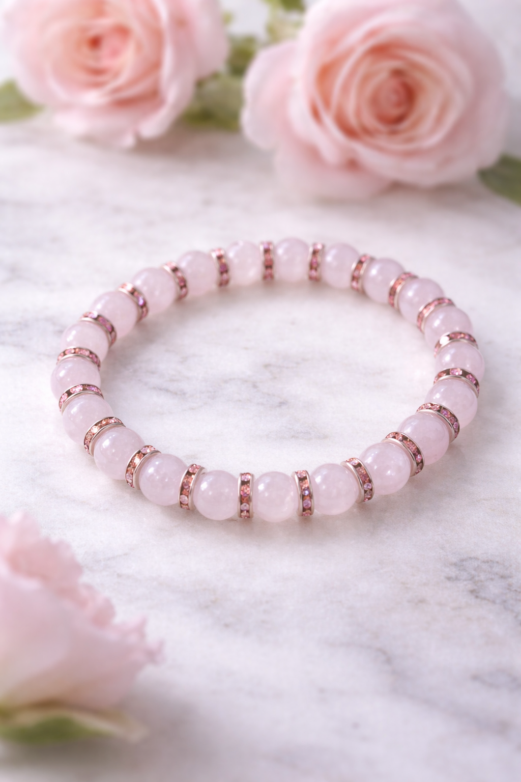 Classic Rose Quartz Bracelet