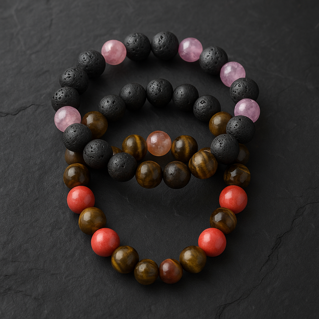 Tiger Eye & Lava — Fire Beneath Stillness