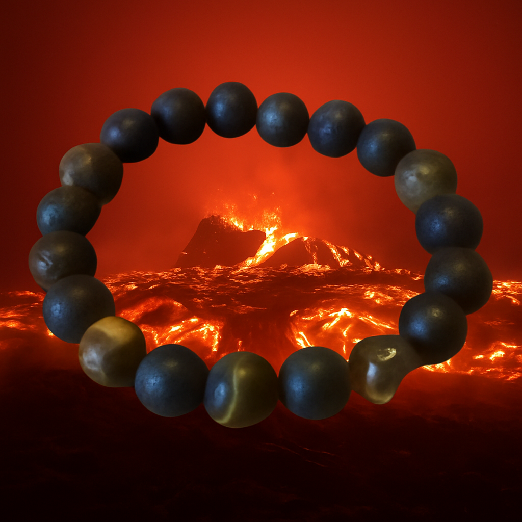 Tiger Eye & Lava — Fire Beneath Stillness