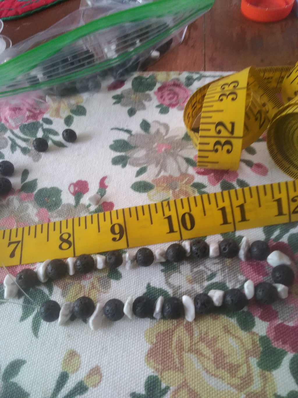 Men’s Grounded Energy Bracelet – Black Lava & Howlite